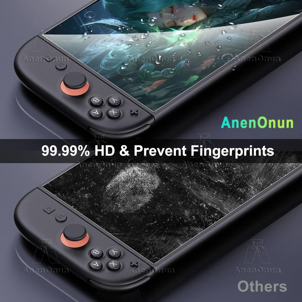 Switch 2 Anti-Blaulicht-Displayschutzfolie, Härtegrad 9H, bruchsicher, kratzfest, Anti-Fingerabdruck, blasenfrei, HD-gehärtetes Glas – Detail 5