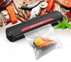 MAXFUTURE Mini Vacuum Sealer Food Bags Packer Automatic Sealing Machine for Home Ktchen Intelligent Storage Sous Vide Food Saver