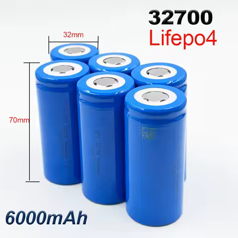 32700 lifepo4 battery New 32700 3.2V/6000mAh LiFePO4 rechargeable batter for Backup Power flashlight
