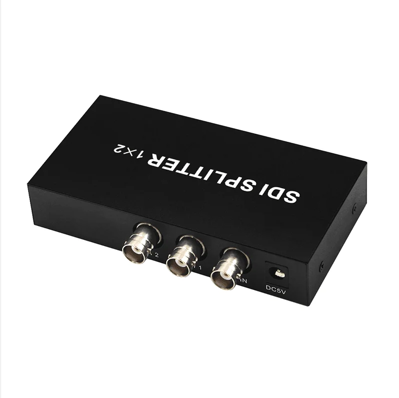

SYONG SDI Splitter 1x2 Supports SD HD 3G SDI 1 In 2 Out Full HD 1080P For Camera Monitor Devices
