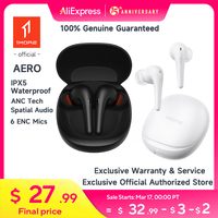 1MORE Aero Earbuds Noise Cancellation Bluetooth 5.2  Customizable EQs  Clear Calls 28h Playtime  Wireless Charging headset