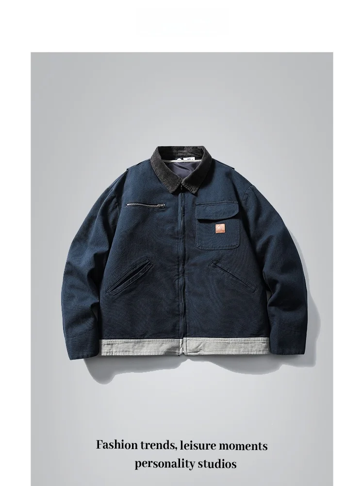 

ANXIE Brand Selected Tee-in-One down Jaet Outerwear for Men And Women Unique Design ular Youth Sle Cotton 00%