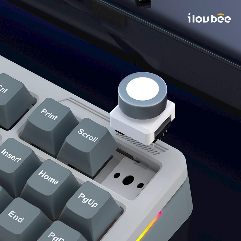 Ilovbee B87 Mechanical Keyboard Customization Special Cnc Metal Knob Game Accessories Wireless Mechanical Keyboard Accessories