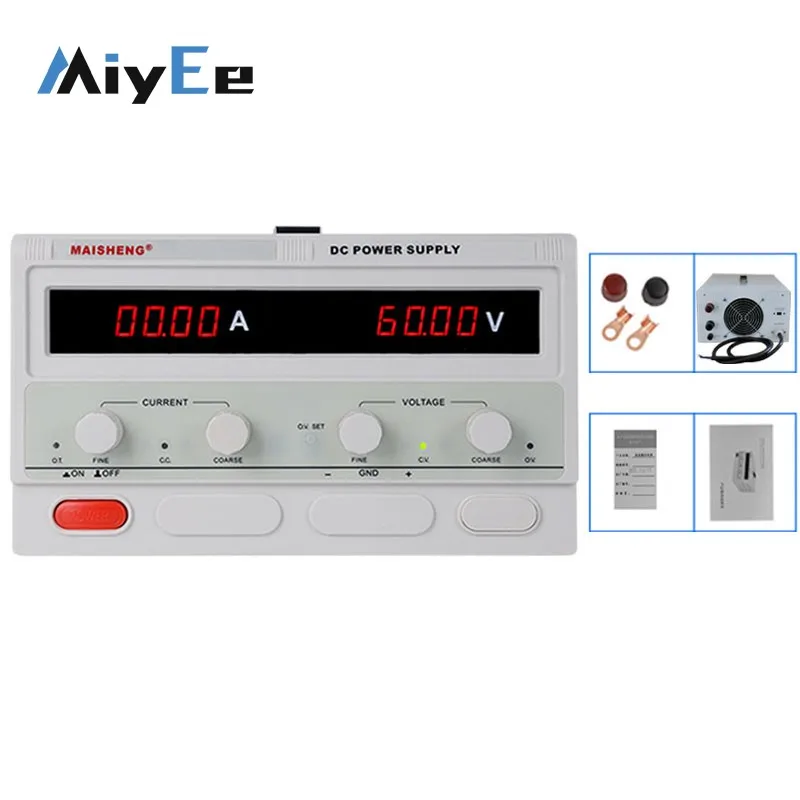 MP6060D (0-60V 0-60A) 3600W High Power Adjustable DC Regulated Power Supply for Laboratory/Industrial Aging Test