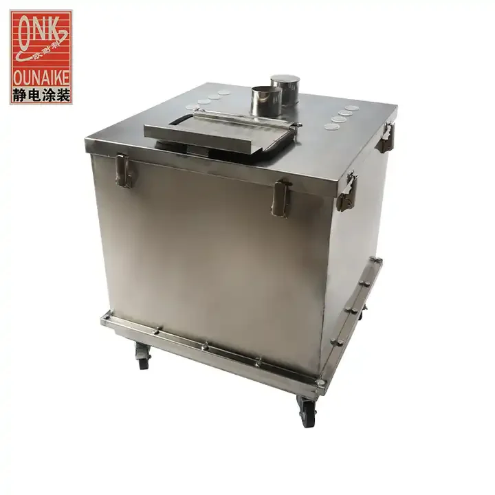 Automatic Powder Coating Sieving Machine For Powder Coating Line With Powder Hopper