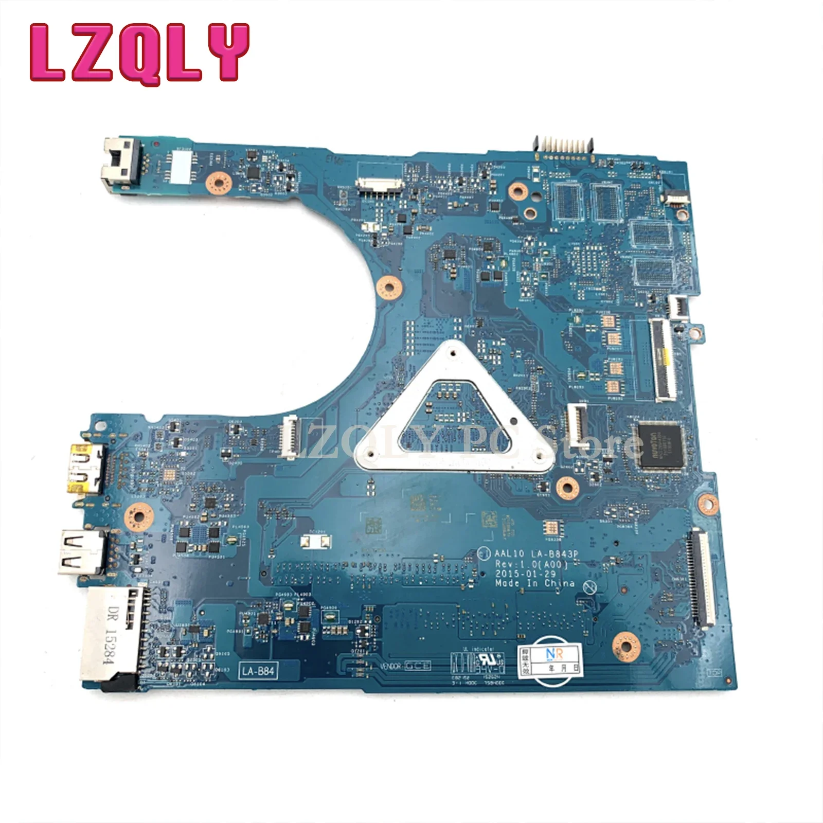 LZQLY For Dell Inspiron 5458 5558 5758 FRV68 0FRV68 CN-0FRV68 LA-B843P Laptop Motherboard I5-5200U CPU 2.2GHz DDR3L