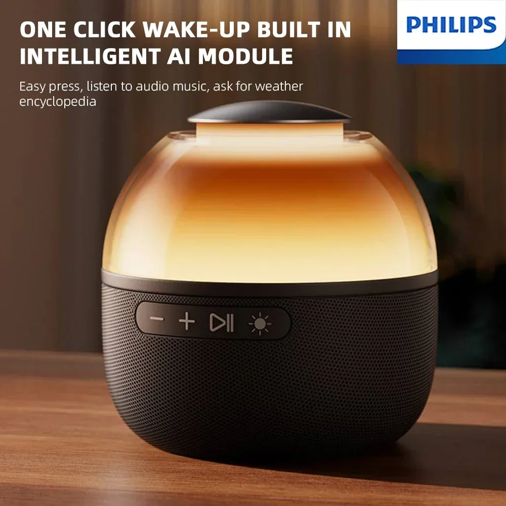 

Bluetooth-колонка Philips TAS2009 360 ° Портативные мини-колонки с объемным звуком и красочной подсветкой для создания настроения