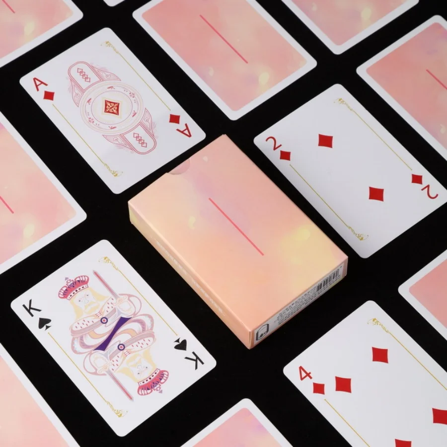 جديد 54 قطعة/مجموعة 57x87 مللي متر الأبيض الأساسية ورقة بوكر الإبداعية التدرج سطح السفينة أوراق اللعب أداة سحرية لعبة طاولة الحفلات #2