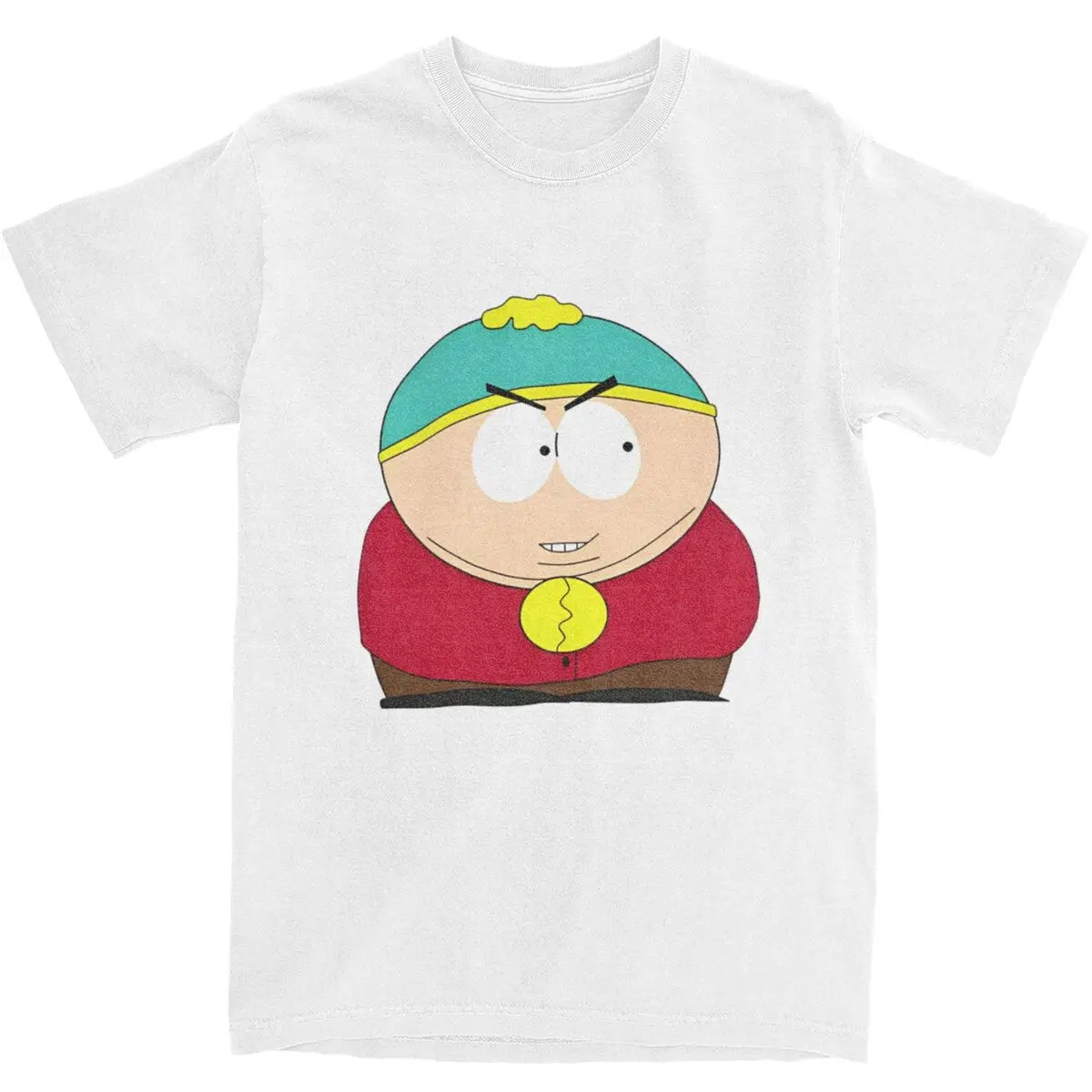 إريك كارتمان تي شيرت ساوثز كارتون باركس الجدة تي شيرت قصير الأكمام خمر بلايز الشاطئ 100% القطن س الرقبة حجم كبير الملابس #1