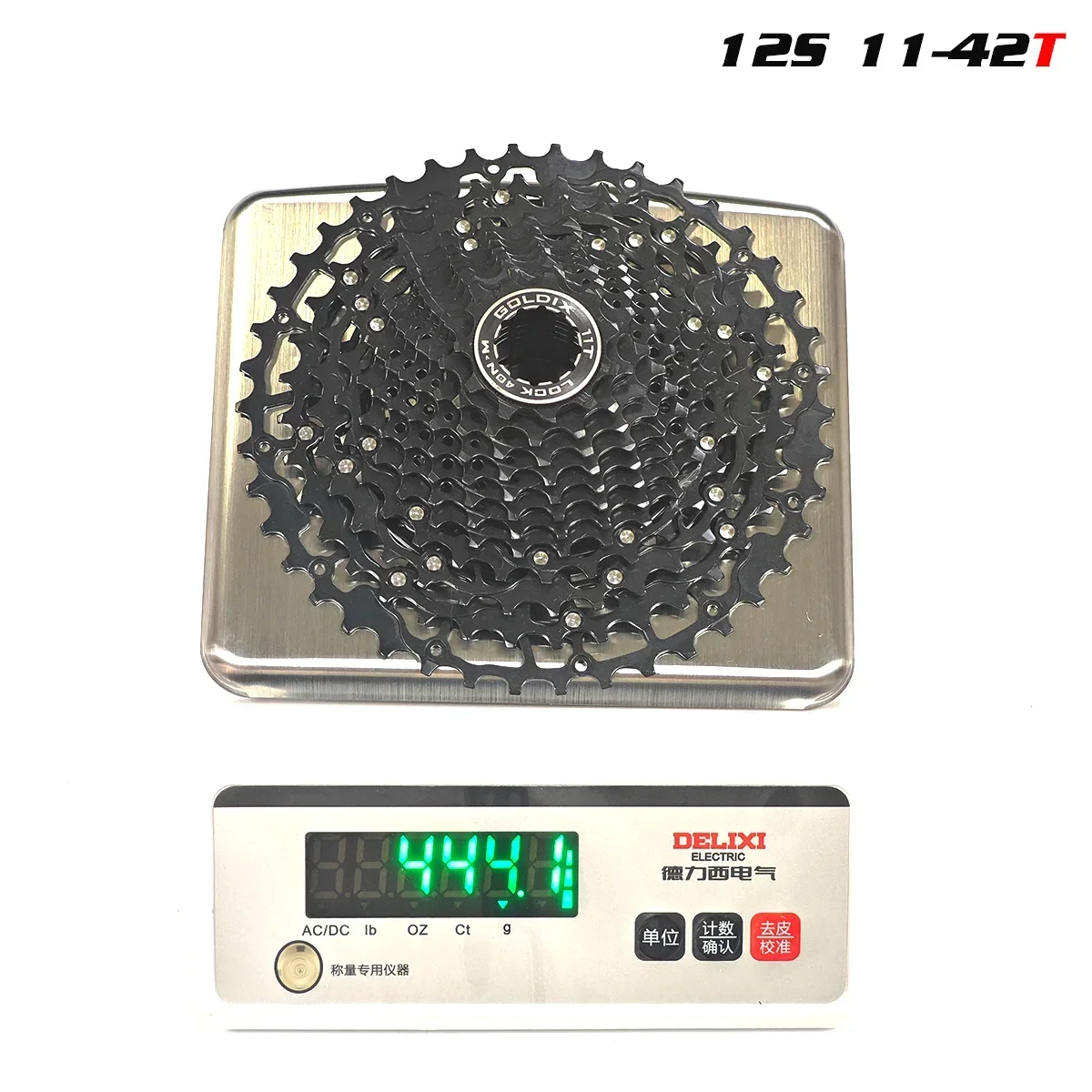 GOLDIX Ultraleichter MTB-Kassettenfreilauf k7 9/10/11/12/13 Geschwindigkeit HG-Struktur Kettenrad Kohlenstoffstahlmaterial für Mountainbike