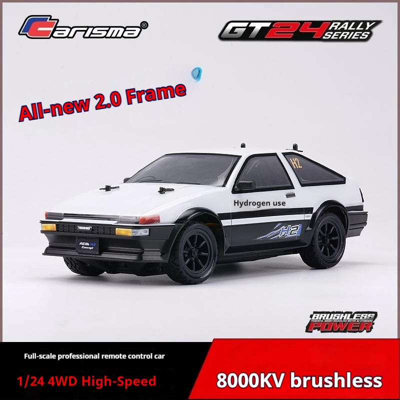 Carisma 1/24 Professionele Rc Hoge Snelheid Afstandsbediening Auto Ae86 Model Vierwielaandrijving Mosquito Auto Drift Simulatie auto