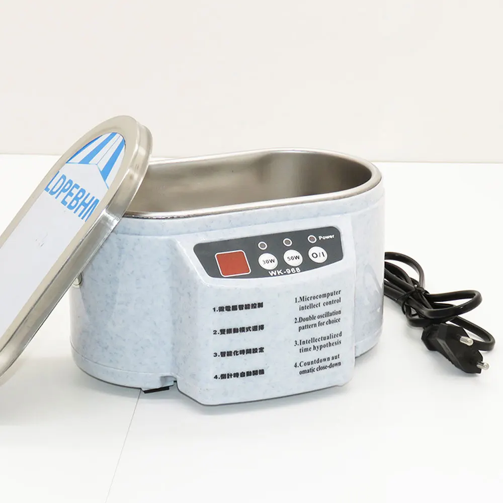 آلة التنظيف بالموجات فوق الصوتية متعددة الأغراض المجوهرات/نظارات الأنظف المزدوج التردد غسالة زجاج أدوات تنظيف WK-968