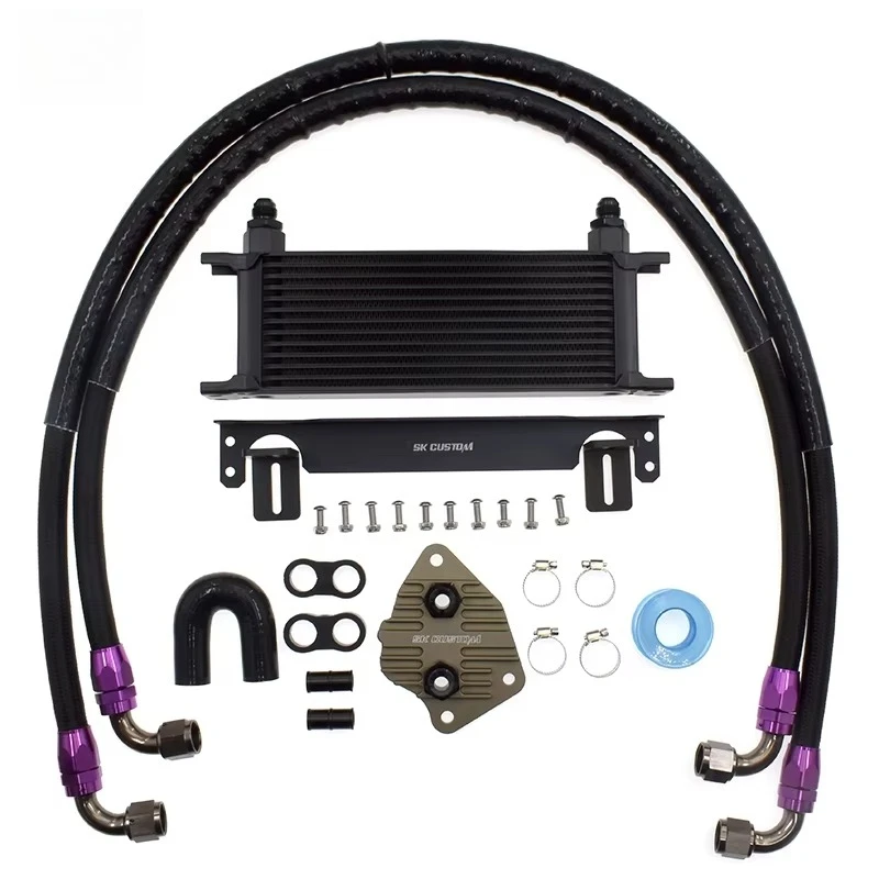 

Комплект радиатора охлаждения трансмиссионного масла SK CUSTOM квадратного типа для Mazda 3 2017-2021, CX5 2015-2021, Mazda 6, CX3, CX8, FZA1199F0