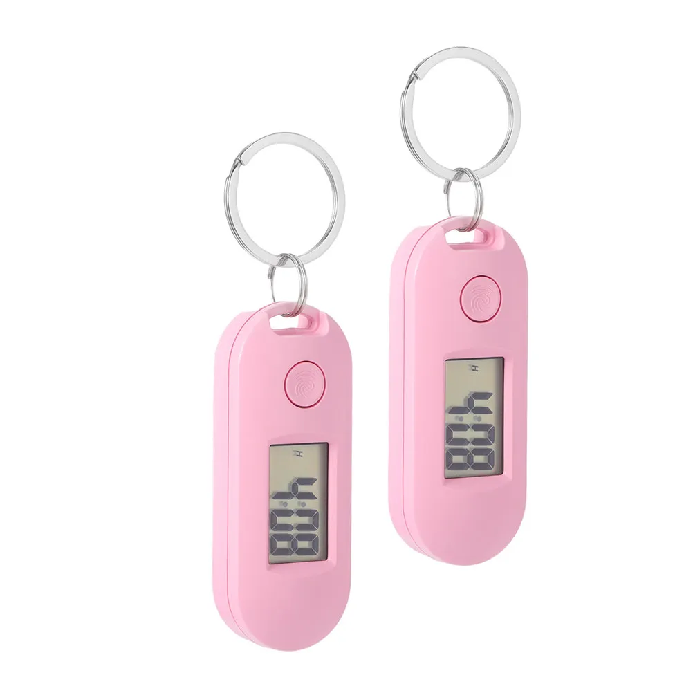 

2 шт. миниатюрных электронных часов-брелоков: бесшумные, светящиеся, портативные, для рюкзака, для детей, студентов, медсестер, карманные часы-подвеска