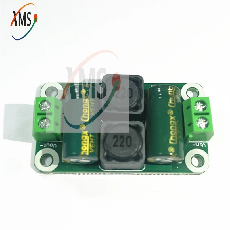 0-50V 4A DC power supply filter board Class D power amplifier Interference suppression board car EMI Industrial control panel