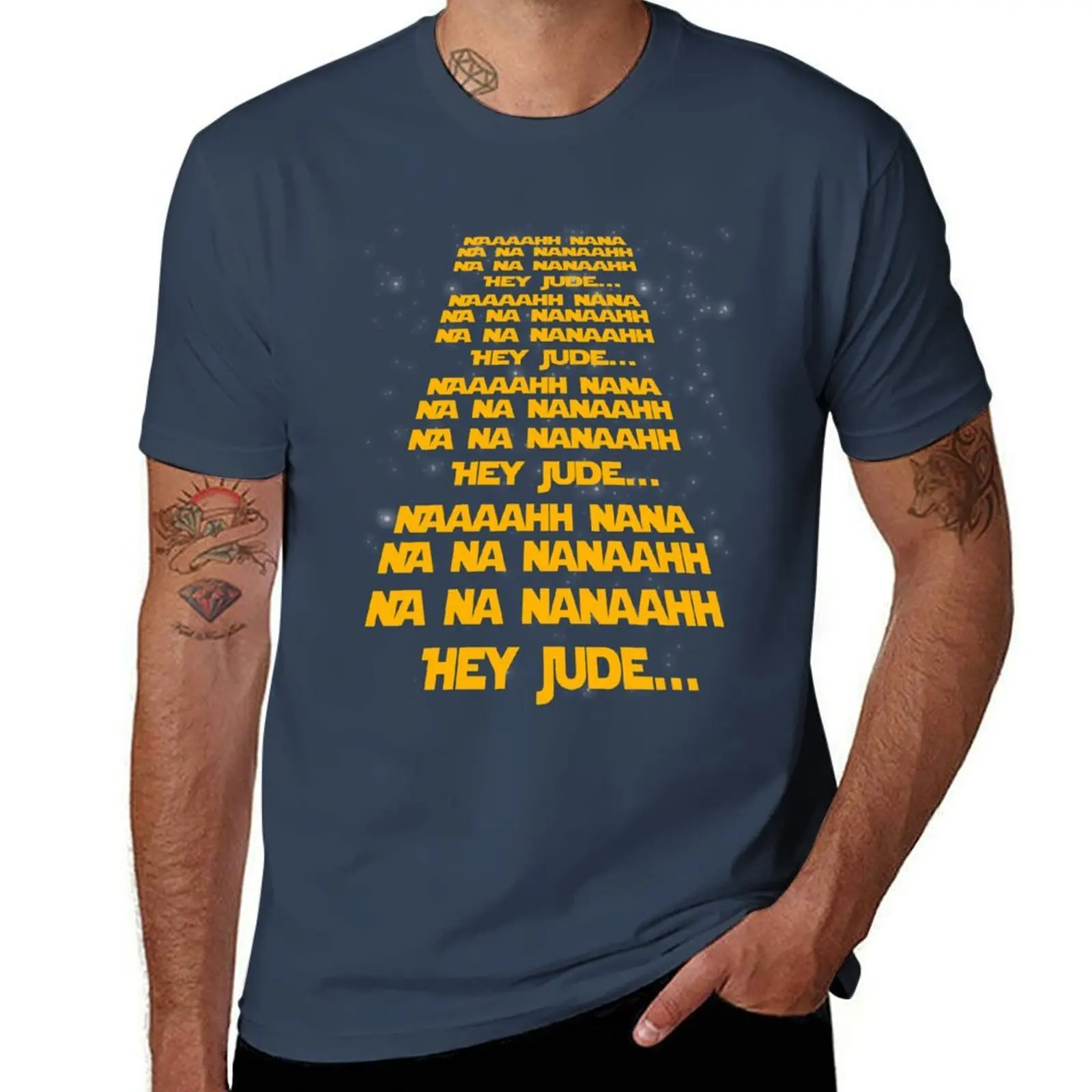 

Hey Jude Space Shirt T-Shirt t shirt men 100% cotton luxury brand t shirts for man cotton soft T-Shirt