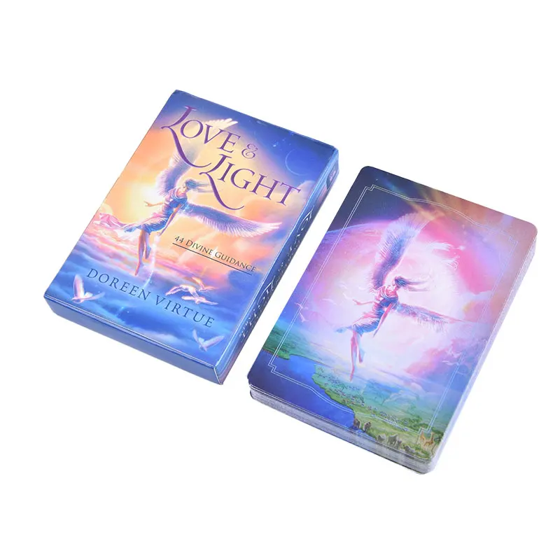 44 PCS Love Light Divine Guidance Oracle English Tarot Cards