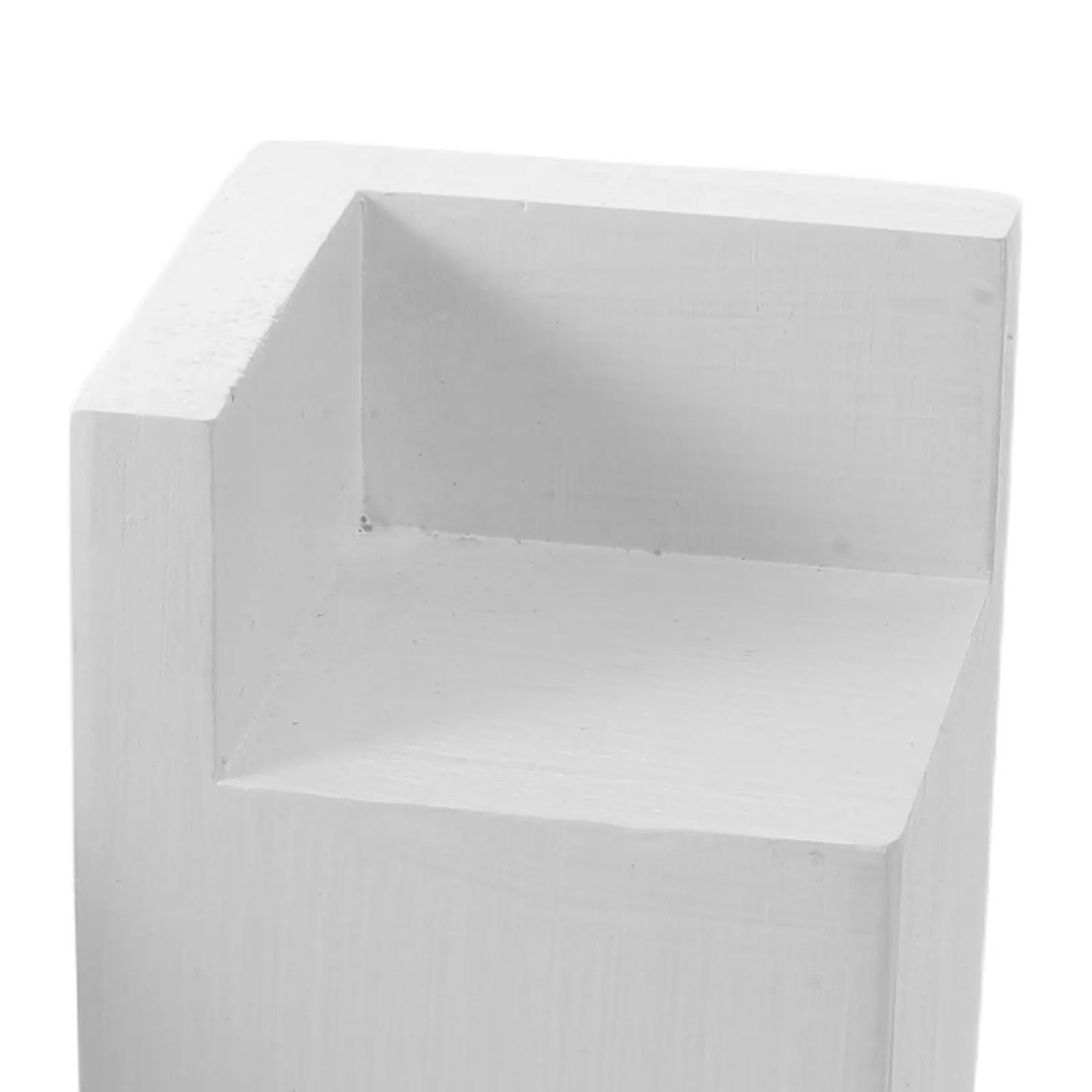 4Pcs White Wood Square Bed Risers Heavy Furniture Leg Extenders Platform Bed Heightener for Wobble Free Stable Support