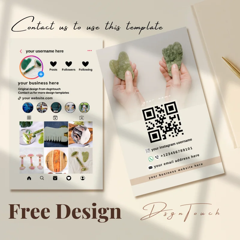 DsgnTouch Custom Business Card Templates High-Quality Print Files for Entrepreneurs Small Businesses Stylish Affordable Card