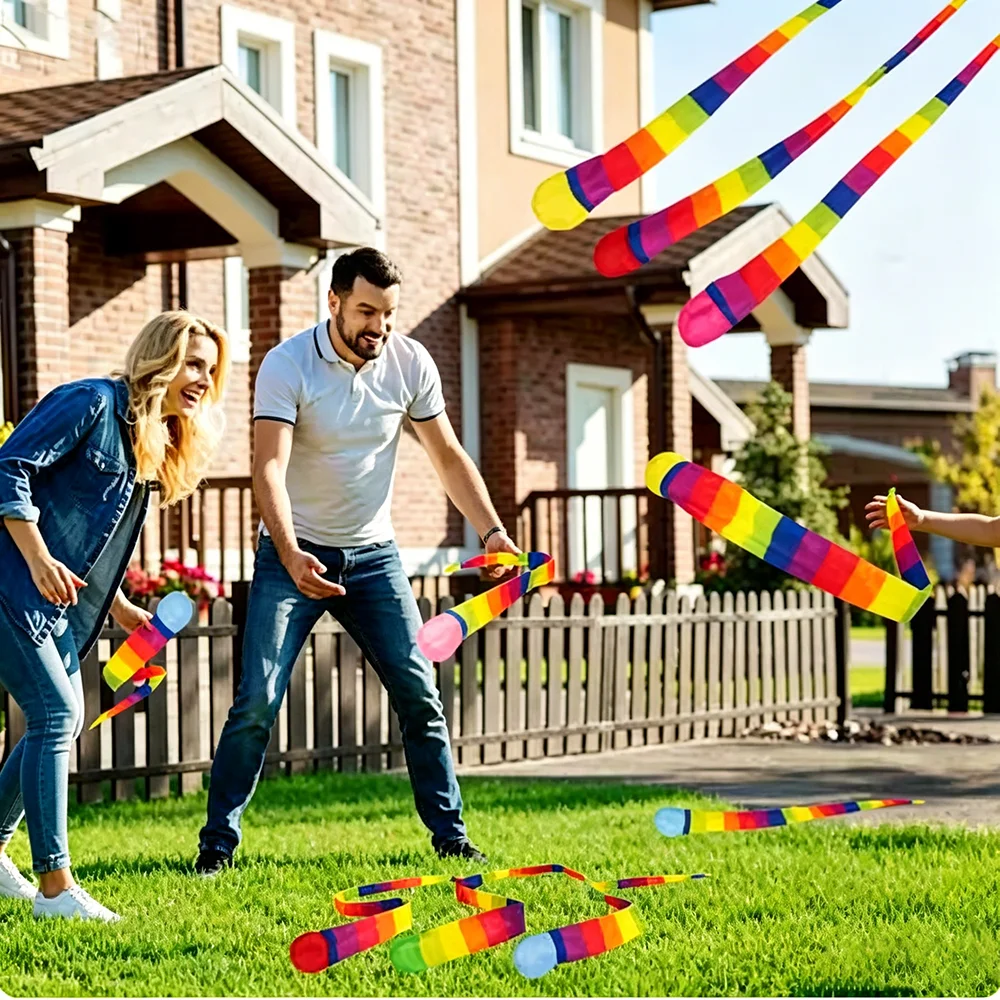 Rainbow Ribbon Throwing Catch  - đánh giá và giá Kids Outdoor Dome