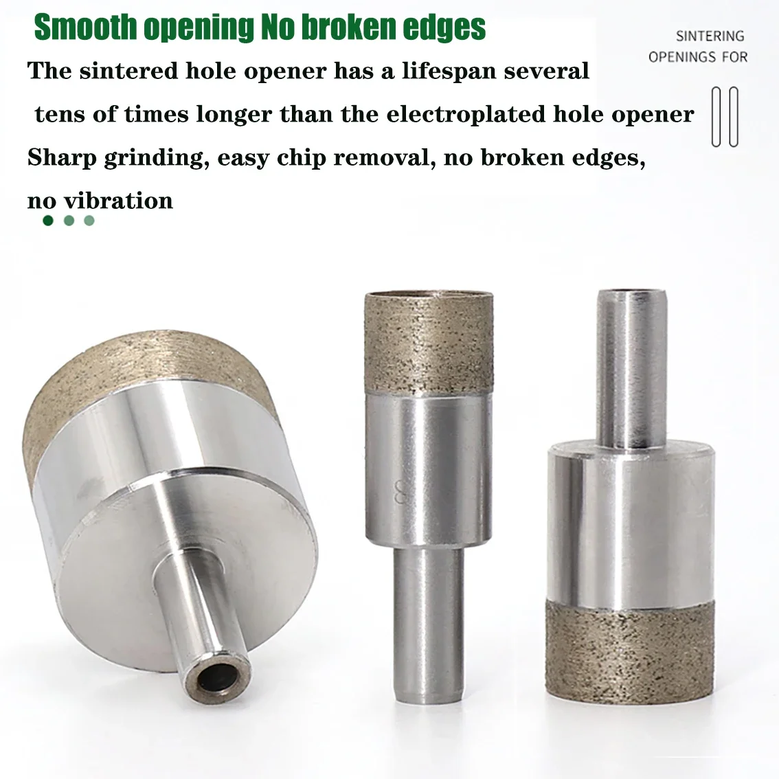 10mm Shank 4mm-100mm Diamond powder sintered Drill Bit Tile Marble Glass Ceramic Jade Hole Saw Drilling Bits For Power Tools