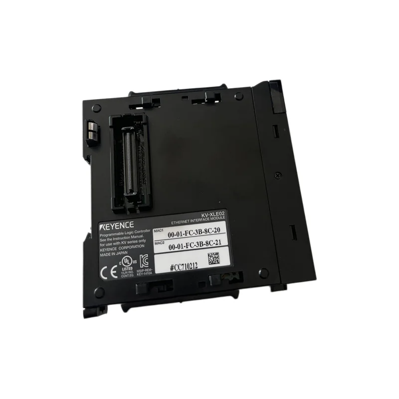 KEYENCE KV-XLE02 KV-XL402 KV-EP21V KV-FL20V KV-L20V PLC Programmable Controller Ethernet Unit Used for Data Collection in Stock
