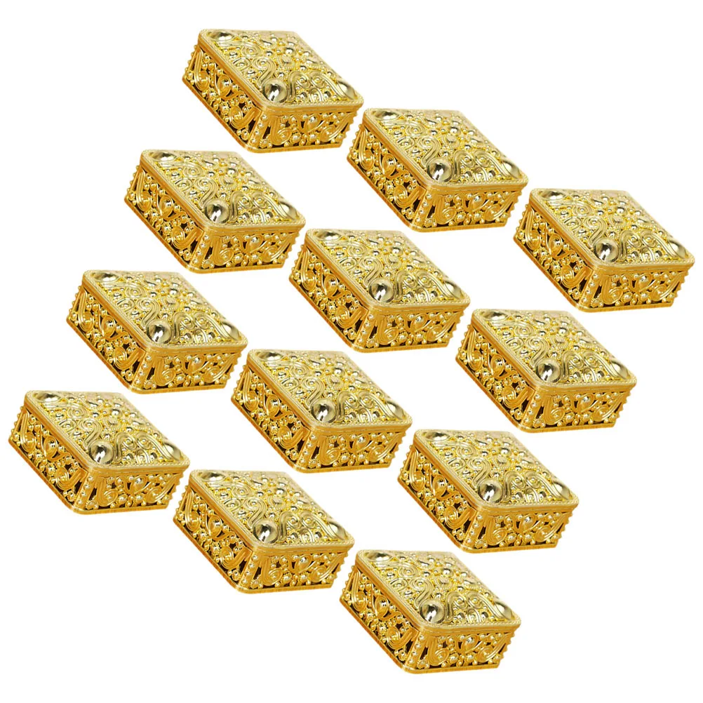 

12Pcs Wedding Candy Favor Boxes Small Clear Plastic Gift Boxes Candy Packaging for Party Decorations Gifts Goodie Box