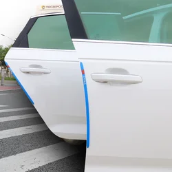 4pcs Car Sticker Door Edge Guards Trim Molding Protection Strip Scratch Protector Car Crash Barriers Door Guard Collision