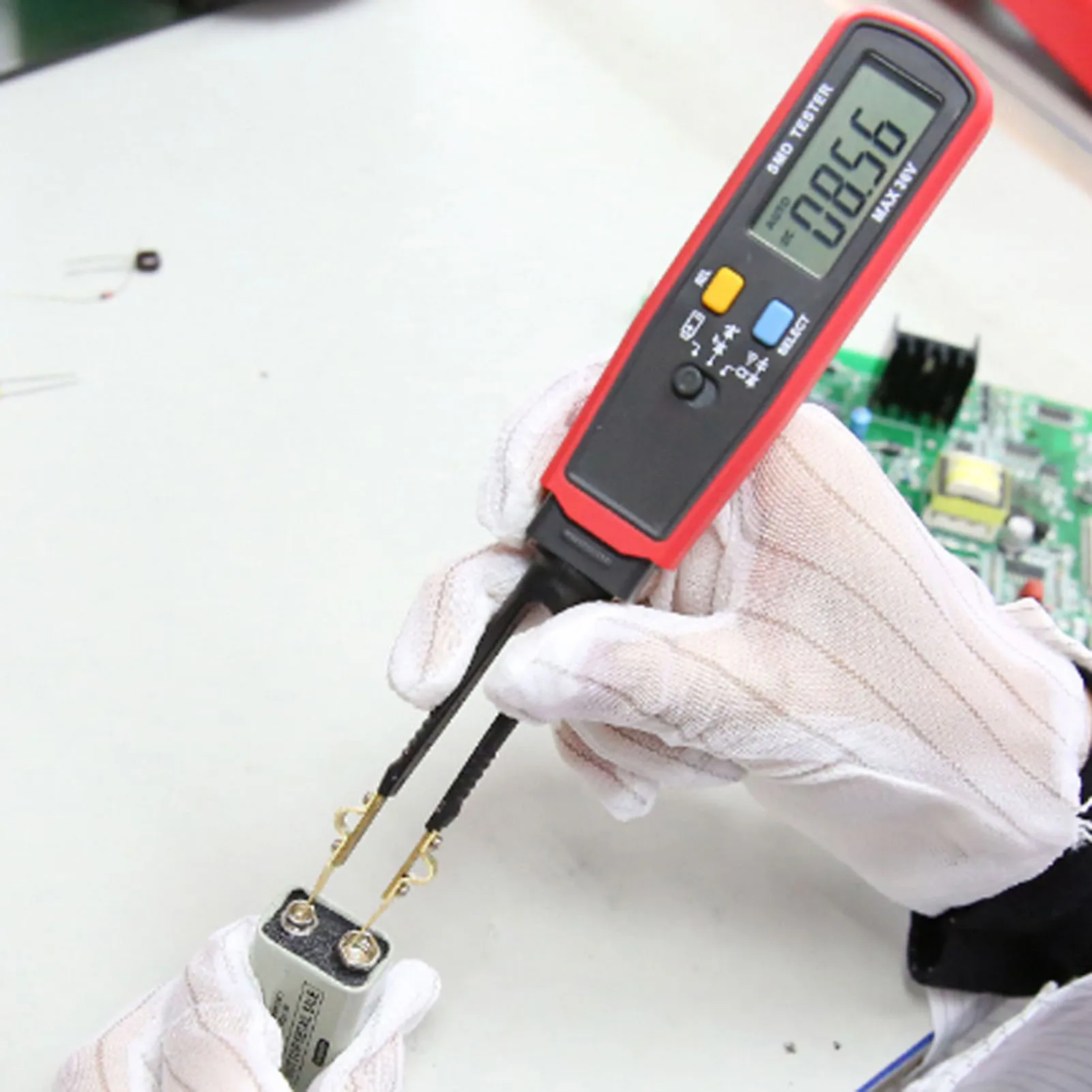 Multímetro Multímetro para herramienta de prueba SMD Probador UT116C para equipos de prueba de multímetro de diodo de capacitancia de resistencia SMD (RCD)