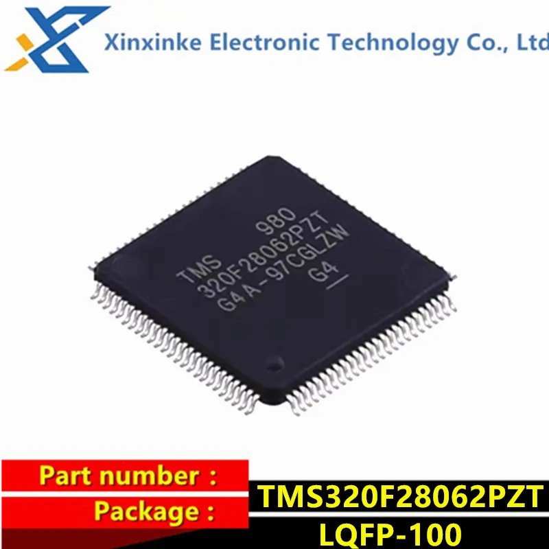 TMS320F28062PZT LQFP-100 32-bit Microcontrollers - MCU PICCOLO MCU 90MHz 128KB FLASH Brand New Original