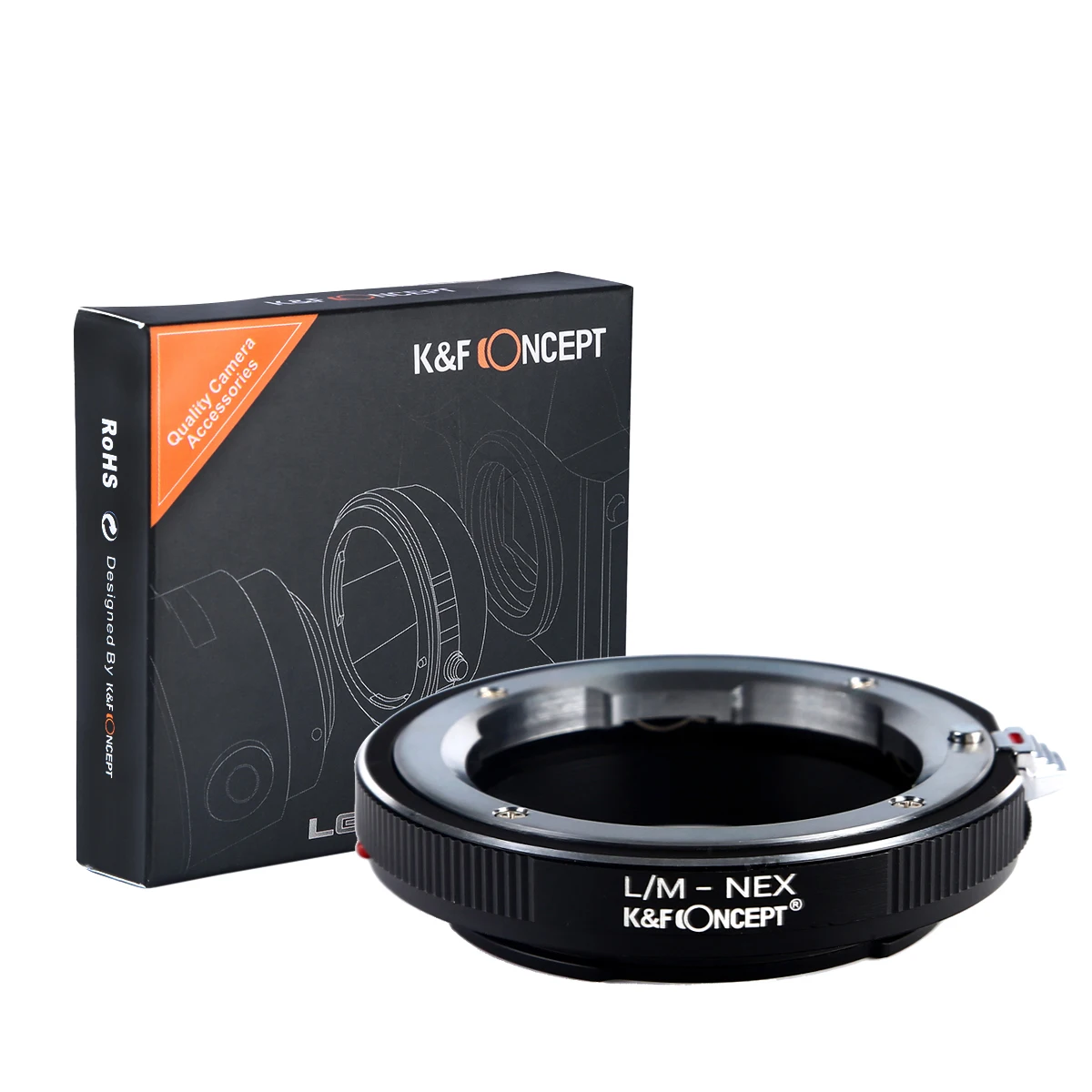 

K&F Concept LM to E Lens Adapter Leica M to Sony E for Sony a5000 a6000 A7C A7C2 A1 A9 A7S A7R2 A73 A7R4 A7R5