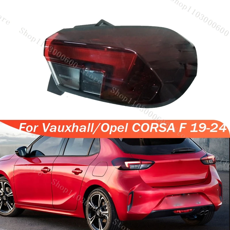 Rear Tail Light Brake Lamp For Vauxhall/Opel CORSA F 2019-2024 Running Reverse Light Warning Tail Lamp Car Accessories