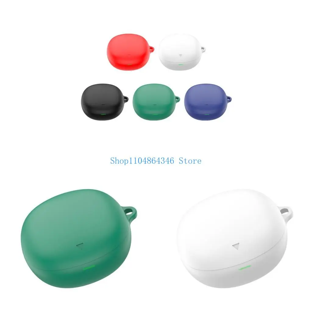 غطاء حماية متعدد الألوان لسماعات الأذن اللاسلكية iFLYBUDS Pro3 مع متانة من السيليكون الناعم وخطاف حلقة تسلق محمول