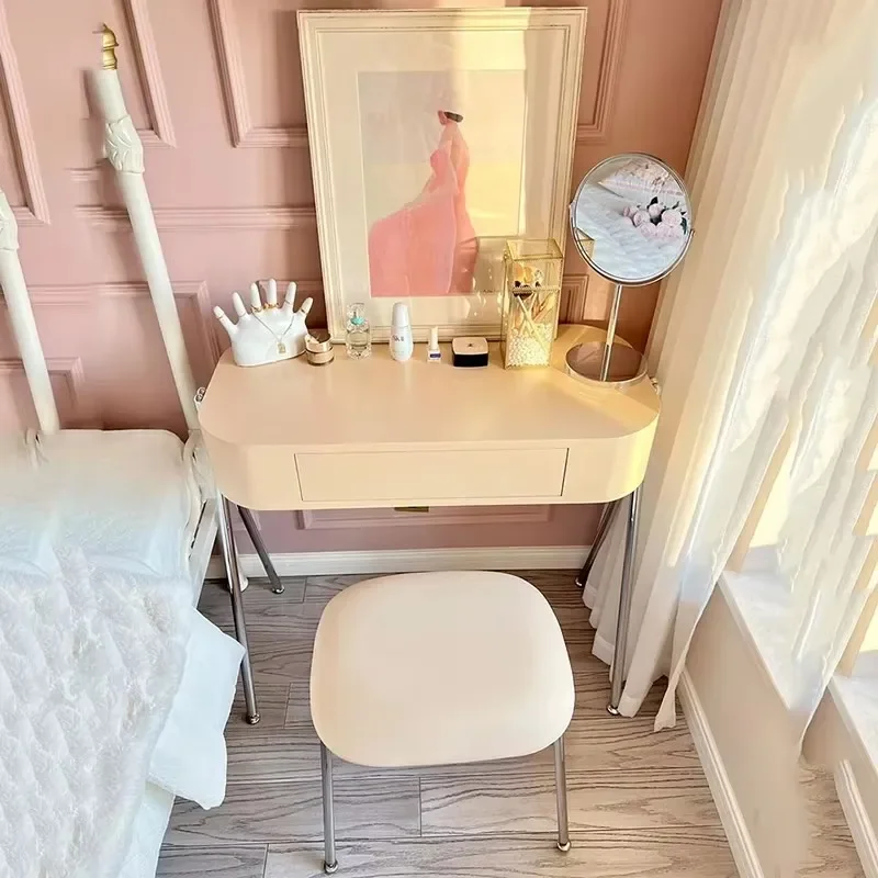 Compact Storage Dressing Table French Small Drawer Girls Dressing Table Makeup Drawers Princess Schminktisch Trendy Furniture