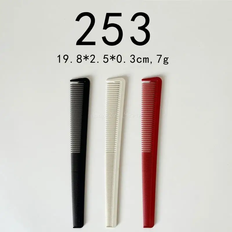 253/254 japanischer Harz doppelseitiger Friseur kamm 1 Stรผck Kotelett anti statisch 18,5 cm multifunktion aler Haarschnitt kamm fรผr Salon