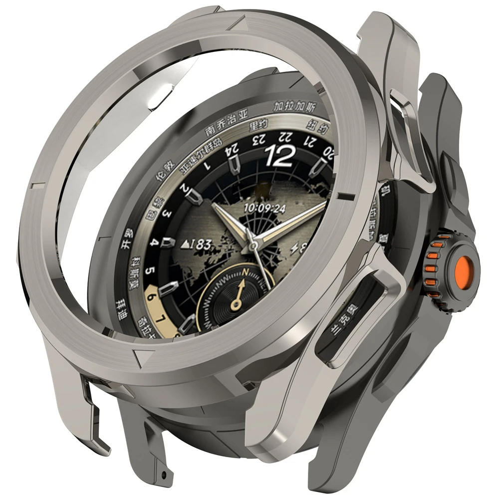 샤오미 워치 S4 용 케이스 커버, 스포츠 전기 도금 및 와이어 드로잉 프로세스 보호 쉘 프레임 하이 퀄리티 PC 슬림 스마트 W