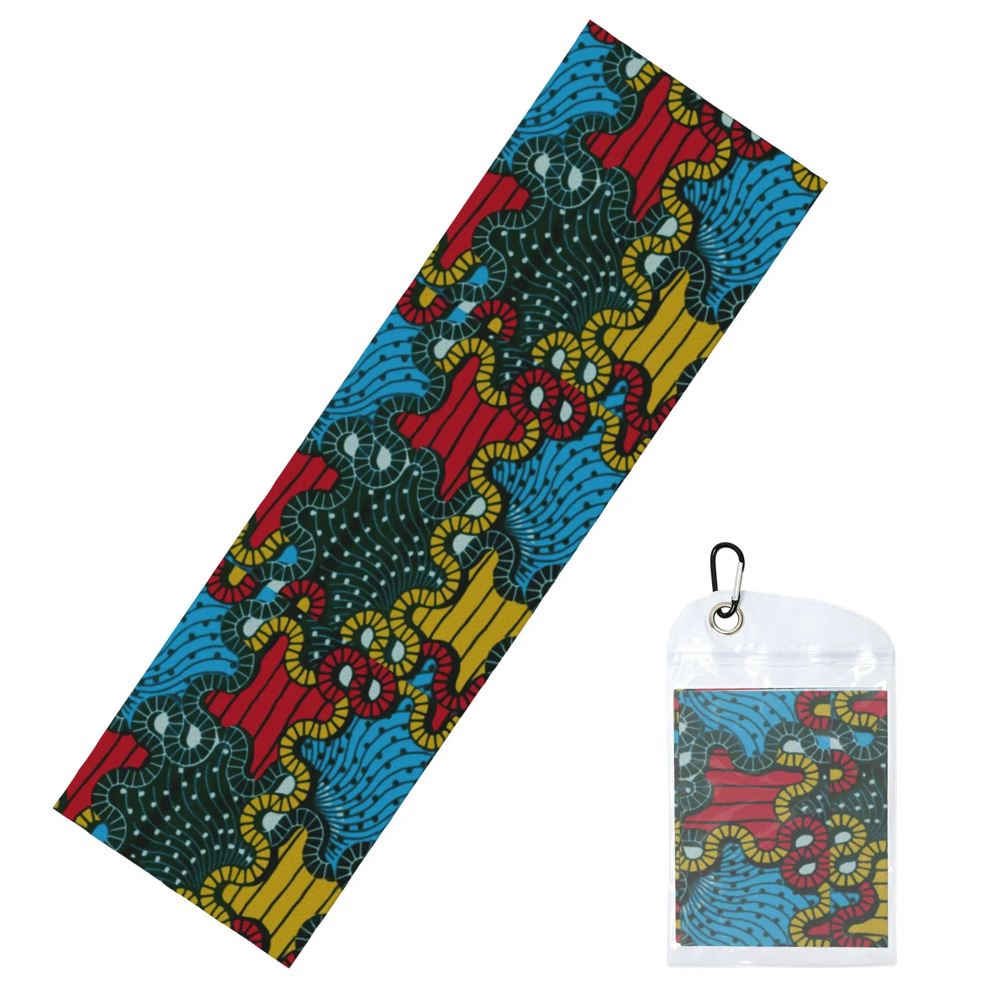 Traditional African Ethnic Tribal Ankara Geometric Towel Quick Drying  Super Soft  Fitness and Outdoor Activities Towels