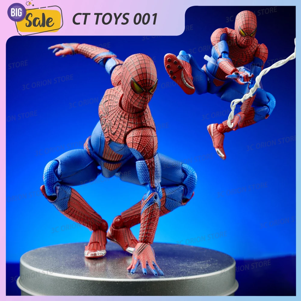 

В наличии CT Toys 001 Фигурка Человека-паука Mafex 001 Удивительная фигурка Человека-паука Модель Эндрю Гарфилда Человек-паук Игрушка в подарок