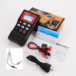 MLC500 Oscillation Multimeter Digital LC RC Capacitance Inductance Meter 500kHz Professional LCD 0.01pF 100mF SMD Clip Option