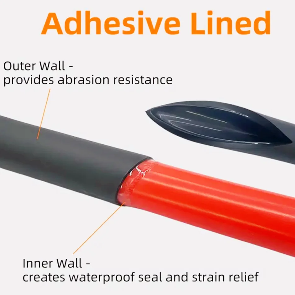 3:1 Shrink,electrical Connection Wire,With Glue Thermoretractile,Heat Shrink Sleeve Tube,Double Wall Hot Melt Adhesive