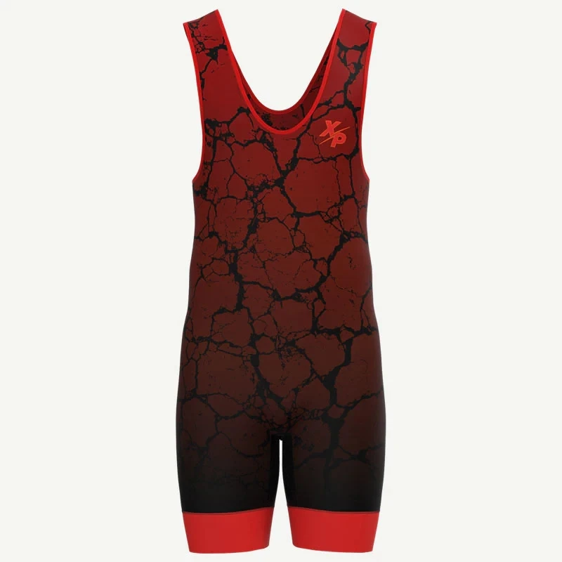 X/P Men\'s One-Piece Wrestling Singlet Tight Suit Weight Lifting Tights Wresting Gear Weight Lifting WorkOut Outfits Skinsuit