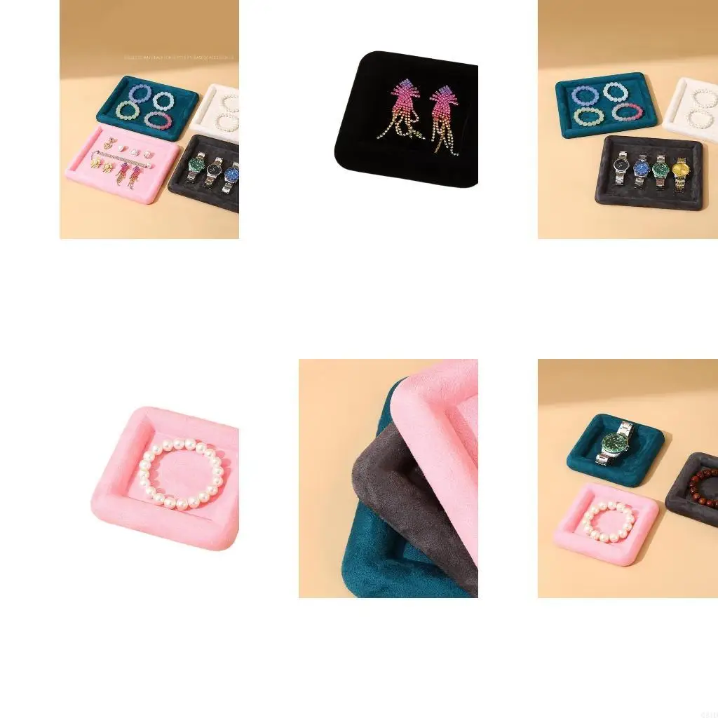 

High Quality Jewelry Holder Tray Portable Rings Earrings Necklace Tray