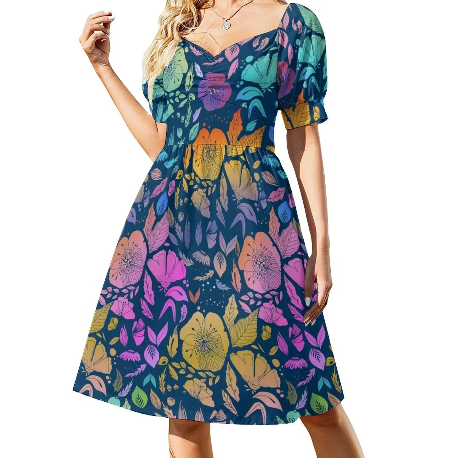 

California Blossoms Sleeveless Dress Dress woman women's summer dresses 2023 Women's dresses