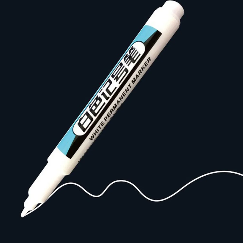10Pcs Multi-Function Permanent Markers Non-Fading Ink Deep Hole Pens Woodworking Metal Construction Paint Marker