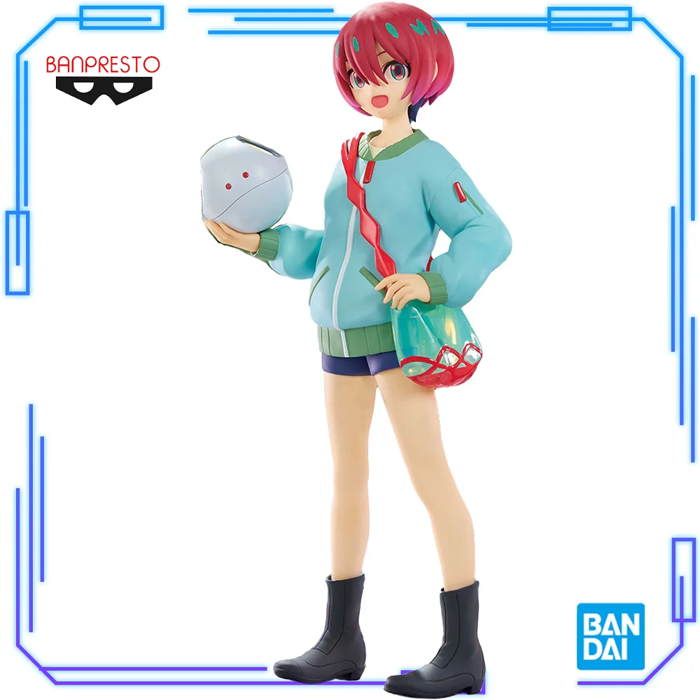 

В наличии Bandai, оригинальный аниме-мобильный костюм Banpresto Gundam GQuuuuuuX Amate Yuzuriha, простая одежда, 20 см, модель игрушки, фигурка