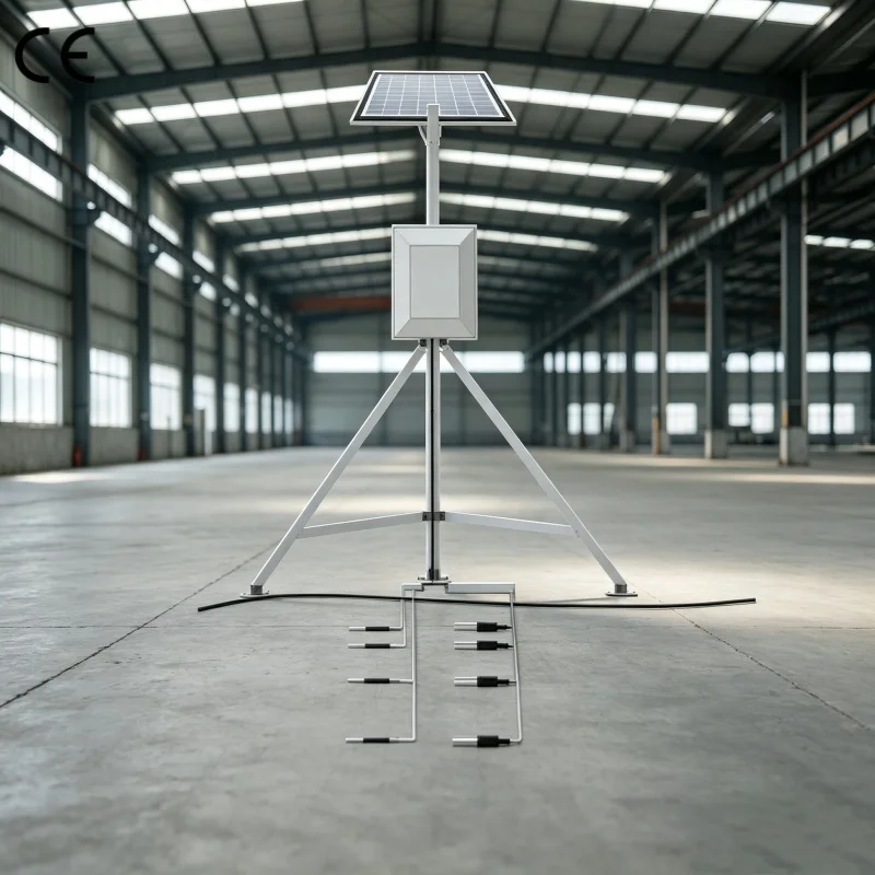 Automatic Soil Temperature Moisture Monitoring System Topsoil Moisture Temp Auto Observation Station Farmland Thermal Detector