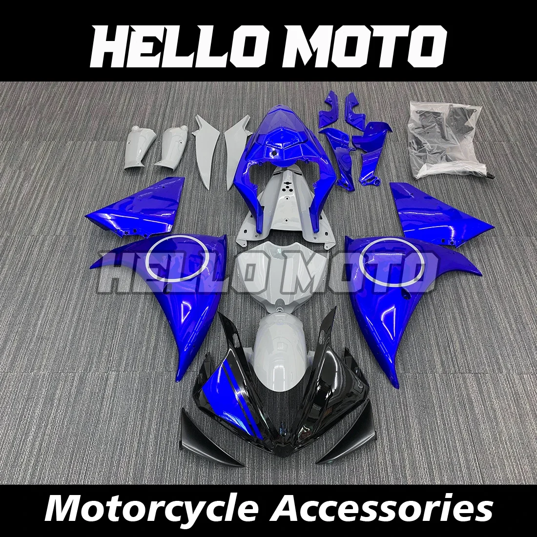 

Подходит для YZF-R1 YZF R1 2009 2010 2011, обтекатель корпуса мотоцикла, спойлер, комплект кузова, ABS литье под давлением RN221