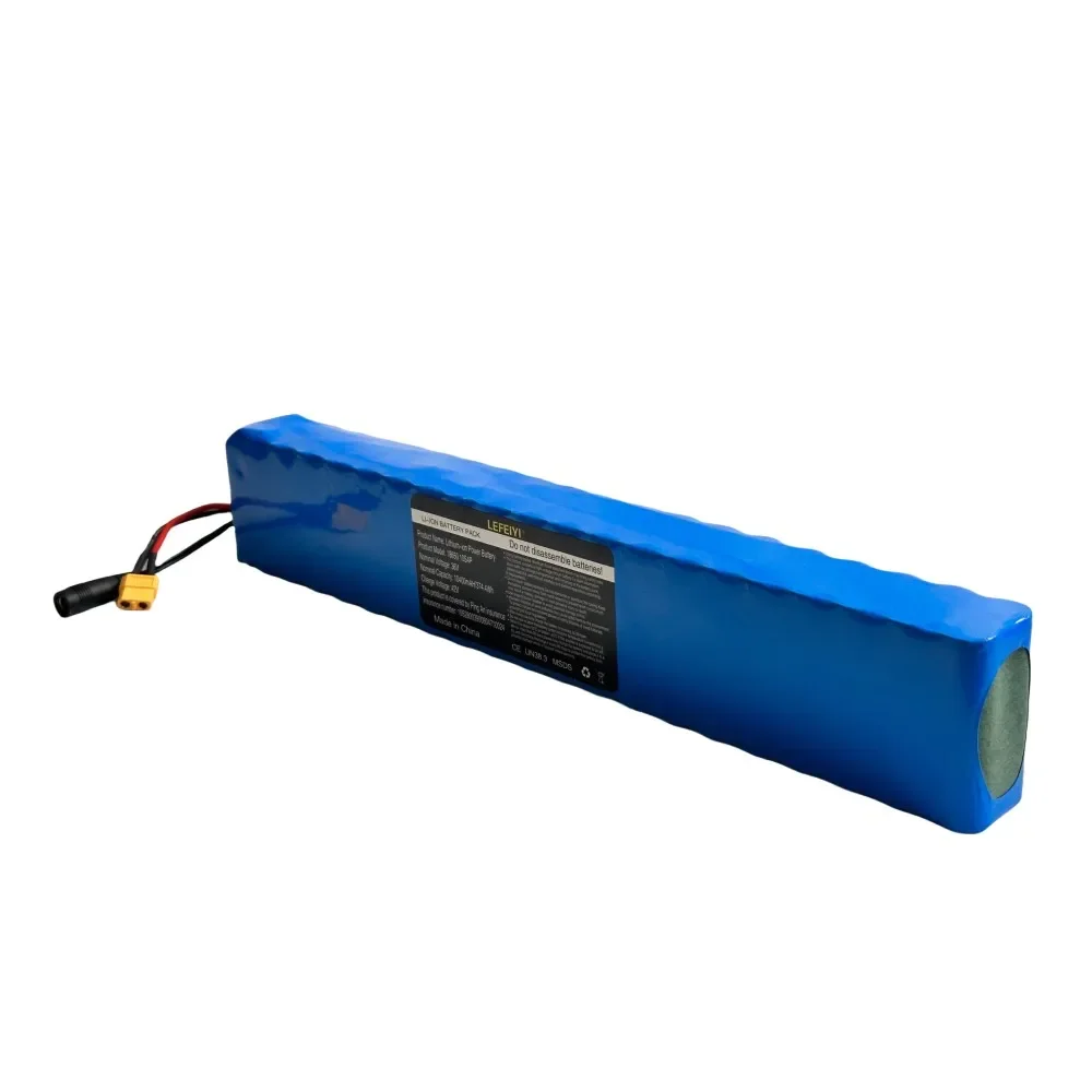 36V 10S4P 10.4Ah 18650 Lithium-ion 42V Battery Pack with Original High-power Battery and Built-in BMS Protection