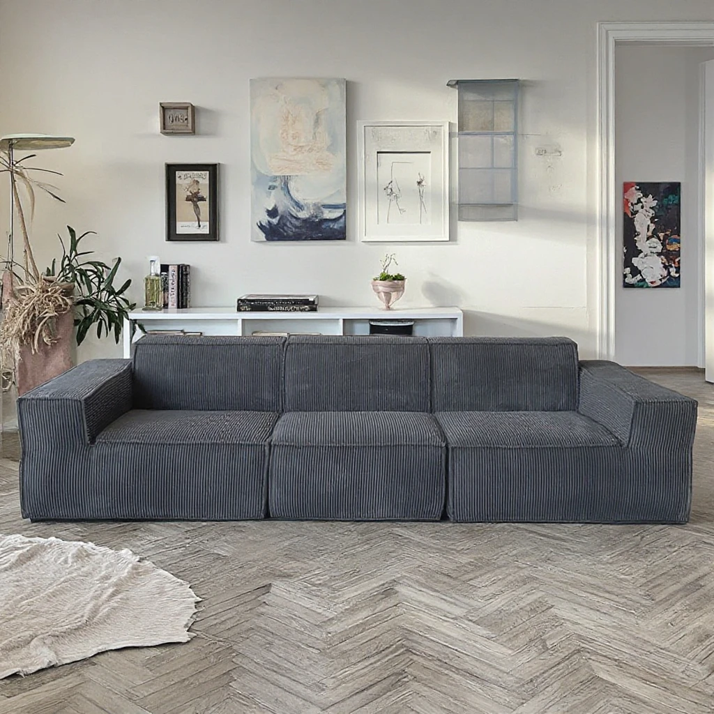 Unisofa Wholesale Lazy Furniture Modular   Recliner Sofa Nordic L Shaped Compressed Sectional Couch for Sale