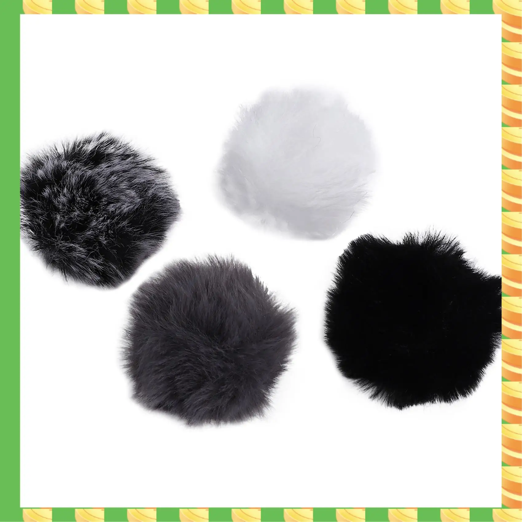 

AB53 3X Universal Lavalier Microphone Windscreen Fur Windshield Wind Muff Soft For Sony Rode Boya Lapel Lavalier Mic 5Mm